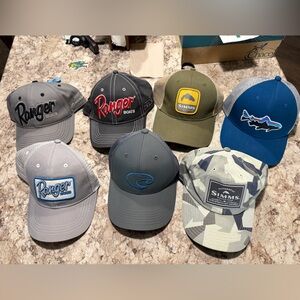 Ranger Boats, Simme Fishing, Patagonia, and Costa hats.